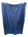 Adidas Size M Navy & white Polyester Drawstring Side Stripe Midi Athletic Skirt Navy & white / M