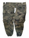 Sanctuary Size 31 Green & Black Cotton Cargo Pockets Camo Cropped Pants Green & Black / 31