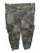 Sanctuary Size 31 Green & Black Cotton Cargo Pockets Camo Cropped Pants Green & Black / 31