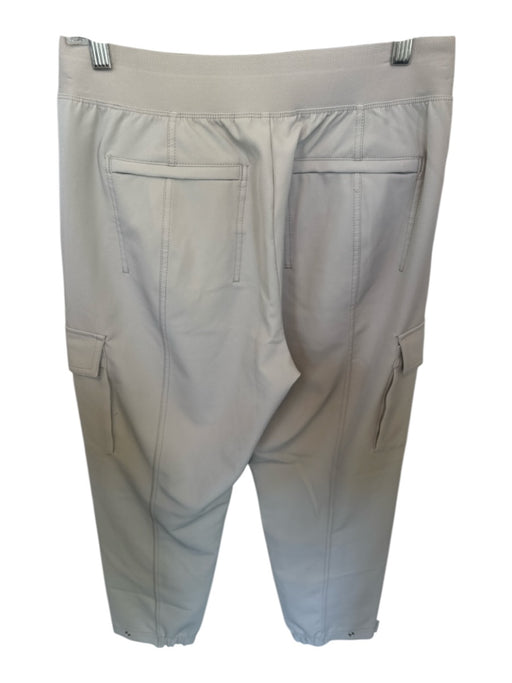 Athleta Size 10 Bone Polyester Waist Band Cargo Pockets Jogger Athletic Pants Bone / 10