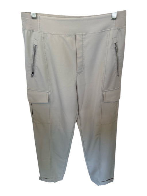 Athleta Size 10 Bone Polyester Waist Band Cargo Pockets Jogger Athletic Pants Bone / 10
