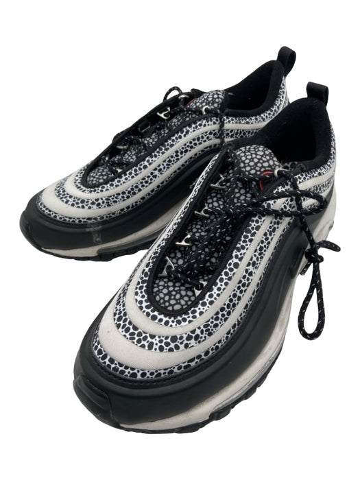 Nike Shoe Size 9 Black & White Synthetic Lace Up Low Top Air Max 97 Sneakers Black & White / 9