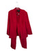 Banana Republic Size 12 Red Polyester & Rayon High Waist Hook & Eye Pant Set Red / 12