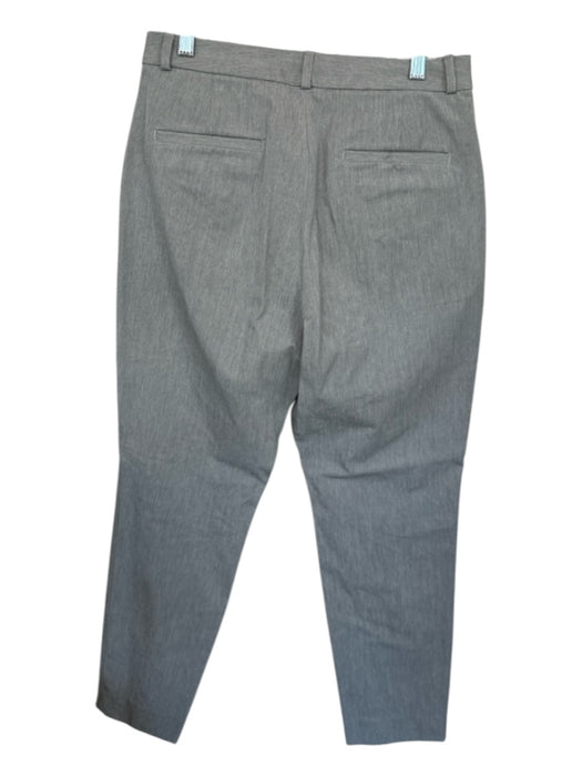 Banana Republic Size 10 Gray Rayon Blend High Waist Trouser Pants Gray / 10