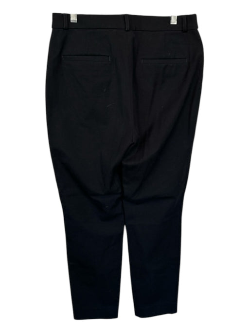 Banana Republic Size 10 Black Rayon Blend High Waist Trouser Pants Black / 10