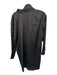 Banana Republic Size L Black Polyester Blend Button Up Collar Long Sleeve Dress Black / L