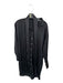Banana Republic Size L Black Polyester Blend Button Up Collar Long Sleeve Dress Black / L
