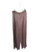 Madewell Size 6 Brown Polyester & Viscose Shiny Button & Zip Front pleats Pants Brown / 6