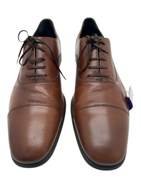 Ferragamo Shoe Size 8.5 Brown Leather Solid Dress Men's Shoes Brown / 8.5