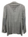 Boss Gray & Beige Print Wool Blend Plaid 2 Button Men's Blazer Gray & Beige Print / 38