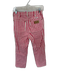 Wrangler Size 30 Pink & White Cotton Blend Striped Gold Button Detail Jeans Pink & White / 30