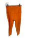 Beyond Yoga Size Medium Orange Nylon Blend High Waist Crop Athletic Leggings Orange / Medium