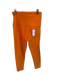 Beyond Yoga Size Medium Orange Nylon Blend High Waist Crop Athletic Leggings Orange / Medium
