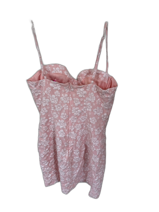 Storia Size Small Pink Polyester Blend Flower Detail Spaghetti Strap Mini Dress Pink / Small