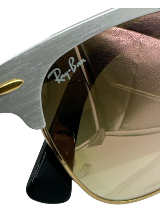 Ray Ban Silver & Gold Metal Gradient Case Inc. Sunglasses Silver & Gold