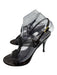 Gucci Shoe Size 7 Dark Brown Leather Macrame Slingback Sandals Dark Brown / 7