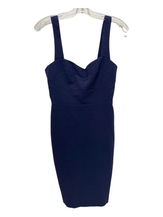 Likely Size 4 Navy Blue Polyester Sweetheart Neckline Sleeveless Sheath Dress Navy Blue / 4