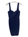 Likely Size 4 Navy Blue Polyester Sweetheart Neckline Sleeveless Sheath Dress Navy Blue / 4