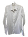 Scotch & Soda Size 2 White Cotton Button Down Long Sleeve Top White / 2