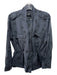 Rails Size S Navy Blue & Black Lyocell Stars Drawstring Waist Long Sleeve Jacket Navy Blue & Black / S