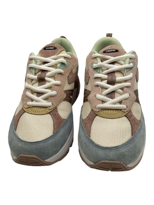 Hoff Shoe Size 8 Multicolor Leather Low Top lace up Mesh Sneakers Multicolor / 8