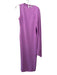 Mango Size 2 Lilac Purple Polyester One Sleeve Cape Keyhole Back Back Slit Dress Lilac Purple / 2