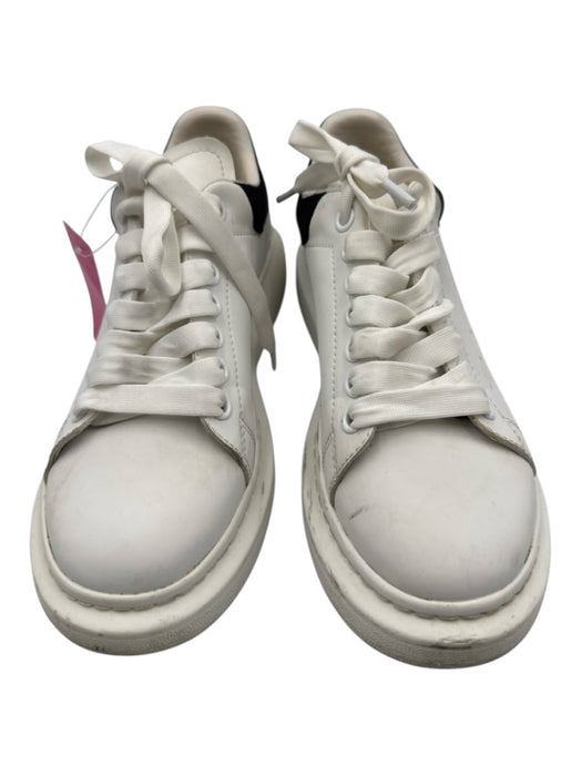 Alexander McQueen Shoe Size 38 White Leather Chunky Lace Sneakers White / 38