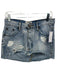 ONE X ONETEASPOON Size 25 Light Wash Cotton Denim High Rise Distressed Skirt Light Wash / 25