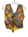 Staud Size 12 Orange, Blue, Red, & White Cotton Sleeveless Plaid Open Back Top Orange, Blue, Red, & White / 12