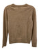 Quince Size XS Brown Cashmere Crewneck Long Sleeve Heathered Sweater Brown / XS