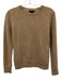 Quince Size XS Brown Cashmere Crewneck Long Sleeve Heathered Sweater Brown / XS