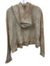 Enza Costa Size S Cream multi Cotton Blend Hood Tie Dye Long Sleeve Sweater Cream multi / S