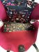 Tory Burch Navy Multi Leather Top Handle Magnetic Closure Printed Bag Navy Multi / L