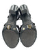 Lilly Sisto for Gianni Bini Shoe Size 8.5 Black fabric upper Ruffle Sandals Black / 8.5