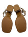 Vaneli Shoe Size 8 Taupe Beige Suede Quilted Block Heel Ankle Strap Sandals Taupe Beige / 8