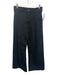 Zara Size 8 Black Cotton Zip Fly Wide Leg Jeans Black / 8