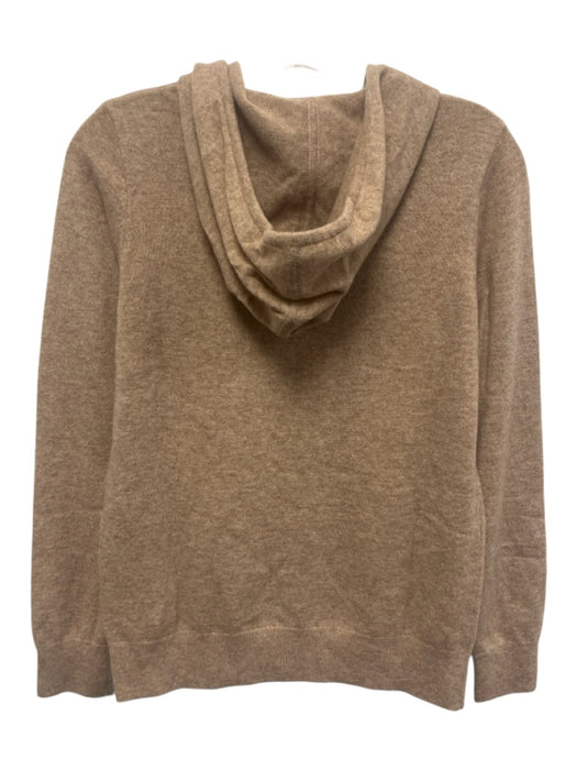 Quince Size XS Beige Cashmere Zip Front Hood Jacket Beige / XS