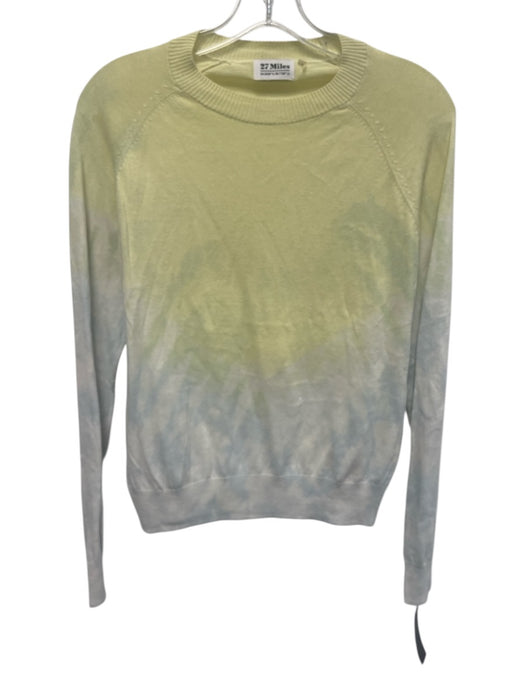 27 Miles Size S Yellow & Multi Cotton Tye Dye Top Yellow & Multi / S