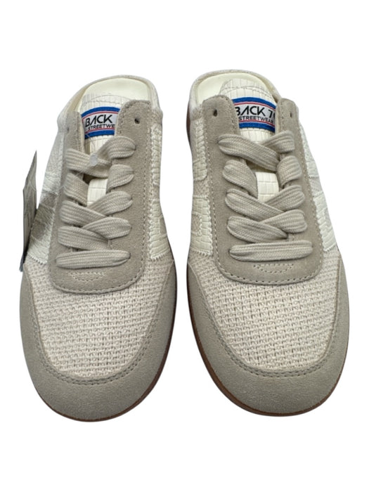 Black 70 Shoe Size 39 Cream Leather Mule Gum Sole Sneakers Cream / 39