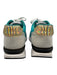 OPP Shoe Size Est. 7.5/8 Teal Blue & Multi Leather Low Top Lace Up Sneakers Teal Blue & Multi / Est. 7.5/8