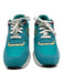 OPP Shoe Size Est. 7.5/8 Teal Blue & Multi Leather Low Top Lace Up Sneakers Teal Blue & Multi / Est. 7.5/8