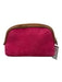 Shiraleah Pink & Multi Leather Striped Pouch Clutch Pink & Multi