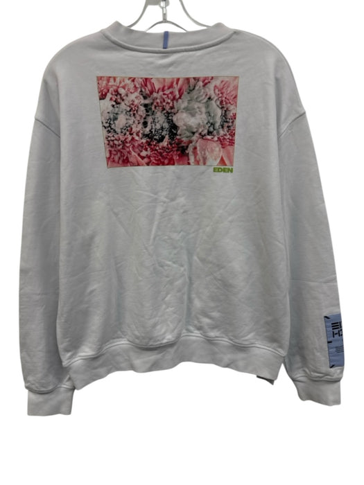 MCQ Size M White Cotton Crew Neck Sweatshirt White / M