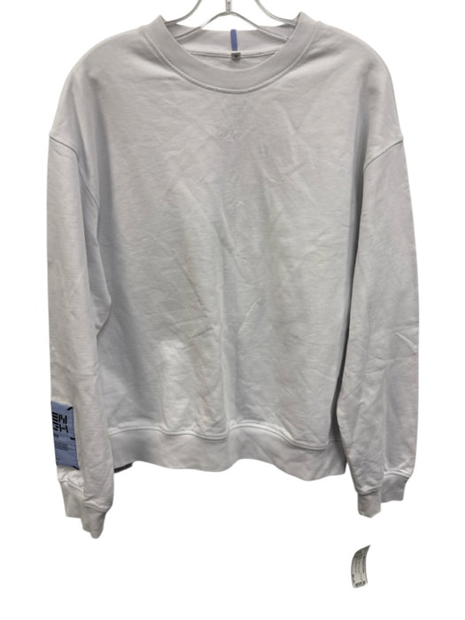 MCQ Size M White Cotton Crew Neck Sweatshirt White / M