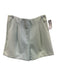 Marie Oliver Size 4 Seafoam Green Polyurethane Pleated Pockets Shorts Seafoam Green / 4