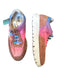 Wonders Shoe Size 36 Pink & blue Canvas & Leather Tie Dye Athletic Sneakers Pink & blue / 36