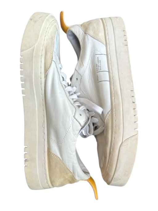 Oncept Shoe Size 6 Cream & Tan Leather Suede Accent Athletic Sneakers Cream & Tan / 6