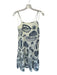 Petal + Pup Size S Cream & Navy Cotton Spaghetti Strap Botanical Maxi Dress Cream & Navy / S