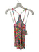 Maaji Size M Blue & Orange Recycled Polyamide Spaghetti Strap Flowers Dress Blue & Orange / M