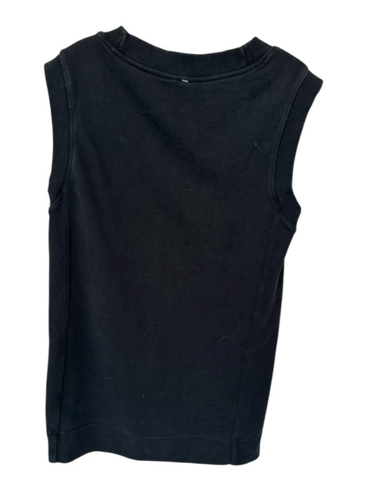 Vuori Size XS Black Cotton Cap Sleeve V Back Athletic Dress Black / XS